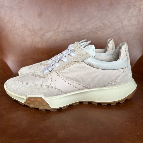 ECCO Retro 70s Comfort Sneaker Limestone Cream Beige Size 41 - Picture 5 of 11